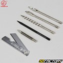 Tubeless tire puncture repair kit with V1 &quot;braid&quot; bits