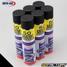 Peinture Autolac noir mat 600ml (carton de 6)