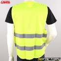 Yellow safety vest Lampa (velcro closure)