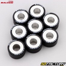 Rodillos de variador 13g 25x14.9 mm Yamaha Tmax,  Xmax,  Peugeot Metropolis 400, 500 ... Malossi Rollo HT (paquete 8)