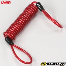 Anti-theft reminder cable Lampa Reminder red