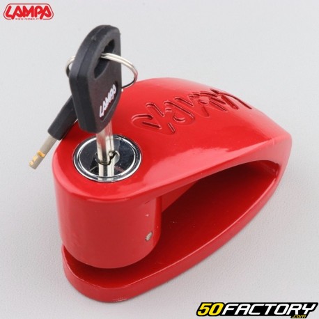 Disco de bloqueo antirrobo Lampa Stone XL rojo