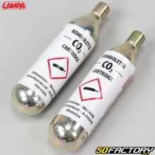 Cartouches filetées CO2 16g Lampa (lot de 2)