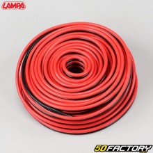 Universal 0.5 mm electrical wires Lampa black and red (10 meters)