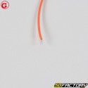 Fil de débroussailleuse Ø1.3 mm étoile nylon Granit orange (bobine de 15 m)