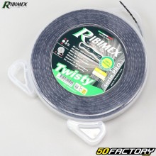 Freischneiderschnur Ø3 mm spiralförmig Ribimex Nylon schwarz (50 m Spule)