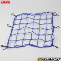 Elastic net 6 hooks for helmet Lampa blue spider