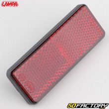 Rectangular reflector 90x35 mm to screw on Lampa red