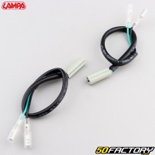 Adaptadores de señal de giro XNUMX cables para Yamaha Lampa  (lote de XNUMX)