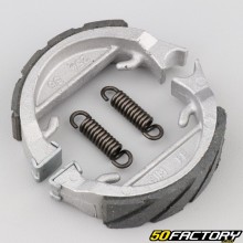 XNUMXxXNUMX mm brake shoes racing Peugeot  XNUMX, MBK XNUMX, Motobécane AVXNUMX... (Leleu type wheel)...