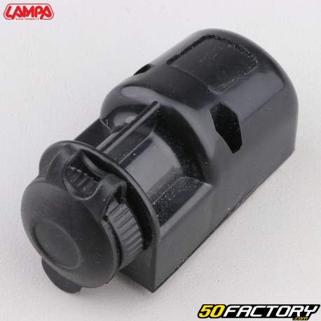 DIN 12/24V socket with cover Lampa