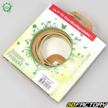 Fil de débroussailleuse Ø3 mm rond oxo-biodégradable Natura Protect beige (bobine de 10 m)