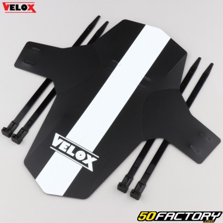 Guarda-lamas dianteiro de bicicleta preto e branco Velox