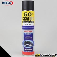 Pintura Autolac Negra Mate de 600ml