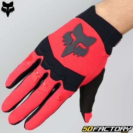 Luvas cross Fox Racing Dirtpaw  XNUMX vermelho fluorescente