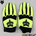 Gloves cross Fox Racing Dirtpaw 24 fluorescent yellow