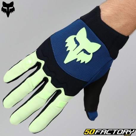 Guantes cross Fox Racing Dirtpaw  XNUMX azules y verdes