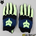 Luvas cross Fox Racing Dirtpaw  XNUMX azuis e verdes