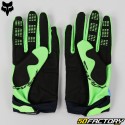 Handschuhe cross Fox Racing 180 schwarze und grüne Atlanten