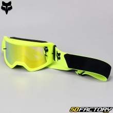 Óculos Fox Racing Main Core amarelo neon ecrã irídio dourado