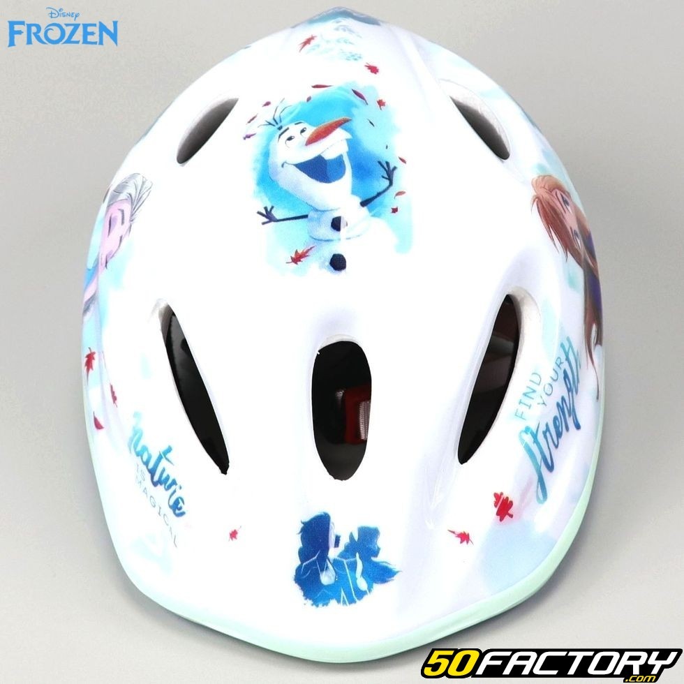 Casque vélo enfant Frozen II violet – Équipement jeune cycliste