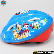 Casco de bicicleta infantil Paw Patrol azul y rojo