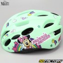 Capacete de bicicleta infantil Minnie Mouse verde