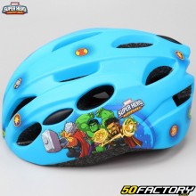 Capacete de bicicleta infantil Super Hero Adventures azul
