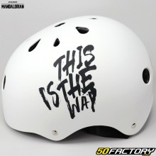 Casco da bicicletta per bambino Star Wars The Mandalorian grigio