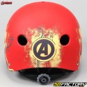 casco de bicicleta para niños Iron  hombre rojo