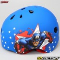 Casque vélo enfant Captain America bleu et blanc