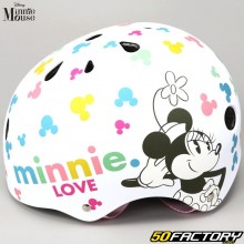 Fahrradhelm für Kinder Minnie Mouse weiß