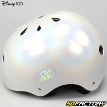 Disney 100 St children&#39;s bicycle helmetar Wars gray holographic