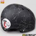 Capacete de bicicleta infantil da Marvel Comics preto