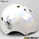 Capacete de bicicleta infantil cinza holográfico Disney 100 Minnie Mouse