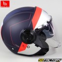 Casque jet MT Helmets Viale SV 68 Unit D7 bleu mat