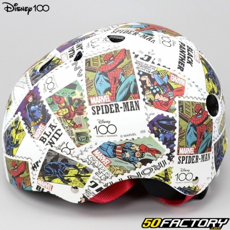 Casco de bicicleta infantil Disney XNUMX Marvel blanco