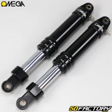 Ammortizzatori posteriori oleopneumatici da 340 mm Peugeot 103, MBK 51, Motobecane Omega Revo nero