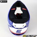 Helmet cross Shot Race Iron blue and orange