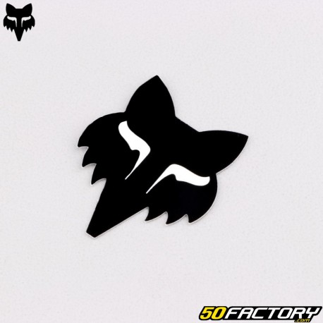 Sticker Fox Racing Head 4 cm noir