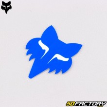 Sticker Fox Racing Head 3.8 cm blue