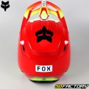 Casque cross enfant Fox Racing V1 Ballast rouge fluo