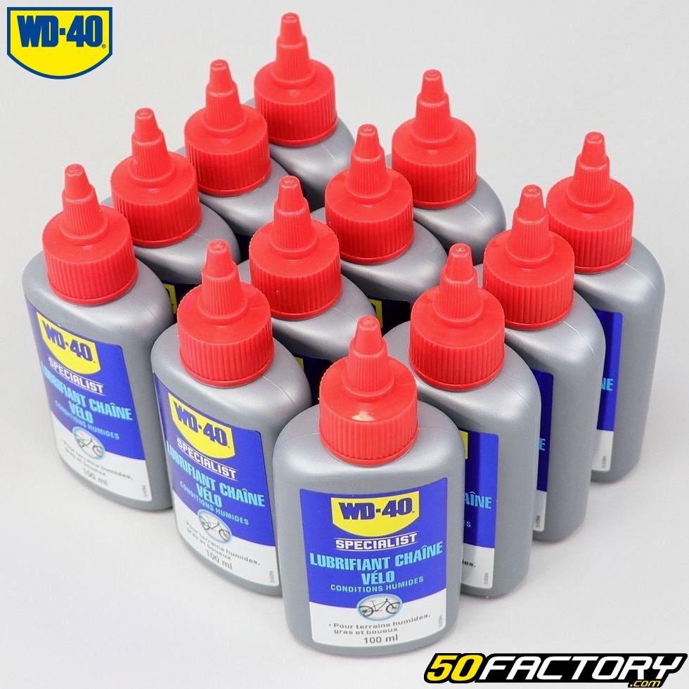 WD40 - Spray lubrifiant pour chaîne de vélo en toutes conditions