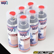 Professioneller Kataphoreselack 2K mit schwarzem Spray Max-Härter 400 ml (6er-Packung)