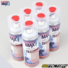 Primer epóxi profissional 2K com endurecedor Spray Max cinza 400ml (caixa com 6)