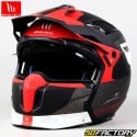 Modular helmet MT Helmets Streetfighter SV S totem B15 matte red