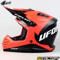 Capacete cross  criança UFO  Korey preto e vermelho