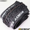 Neumático de bicicleta XNUMXxXNUMX (XNUMX-XNUMX) Schwalbe Eddy Current Rear Super  Gravedad TL. Fácil con varillas flexibles