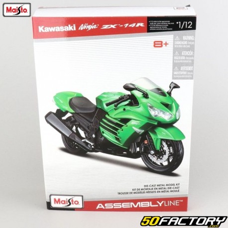 Miniature motorcycle 1/12th Kawasaki Ninja ZX-14R Maisto (model kit)