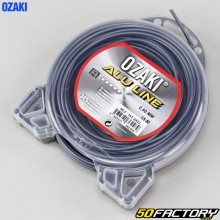 Ozaki Alu Line gray Ø2.5 mm round brush cutter line (15 m spool)